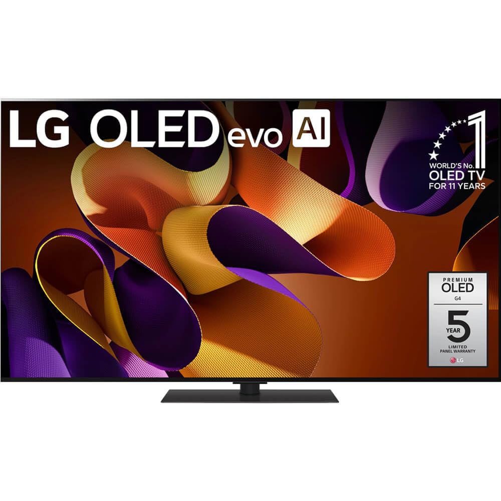 LG OLED55G4SUB 55-Inch Class OLED evo G4 Series 4K UHD Smart TV with AI-Powered Alpha 9 Gen 6 Processor, Magic Remote, Alexa Built-in (2024 Model, Renewed) - Perfect for Home Theater, Gaming & Streaming Netflix/Disney+