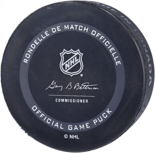 2022 NHL All-Star Game Official Puck Autographed by Thatcher Demko - Collectible Hockey Memorabilia for Fans & Display