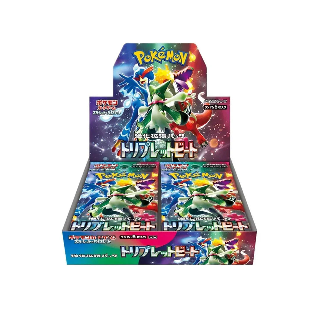 Pokemon TCG: SV1a Triplet Beat Booster Box (Japanese) - 36 Packs for Collectors & Players - Perfect for Trading, Battling & Display