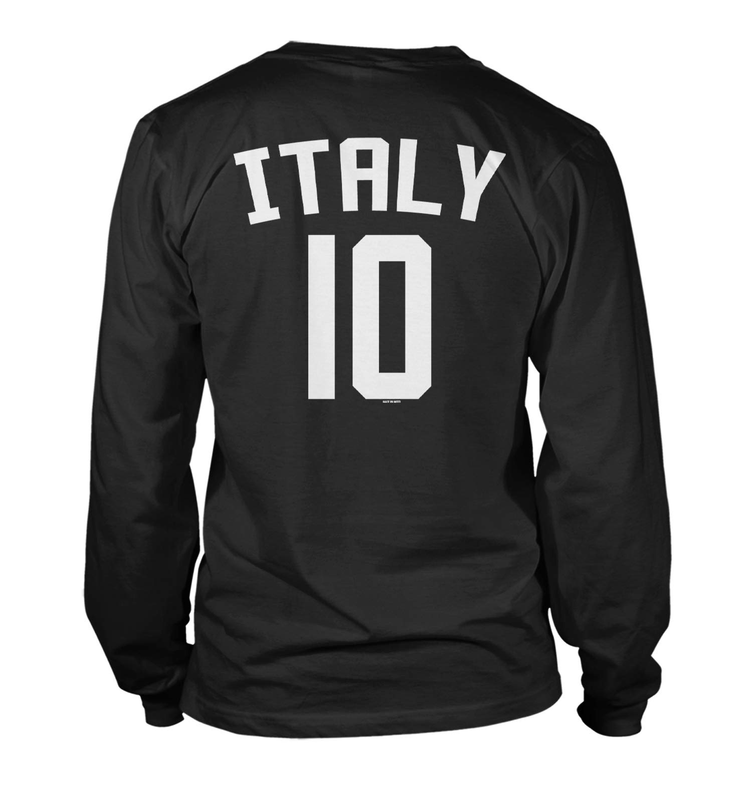 Italy National Team Soccer Jersey - Forza Italia Official Football Shirt for Men & Women (Black, Large) | Perfect for Match Days, Fan Events & Casual Wear