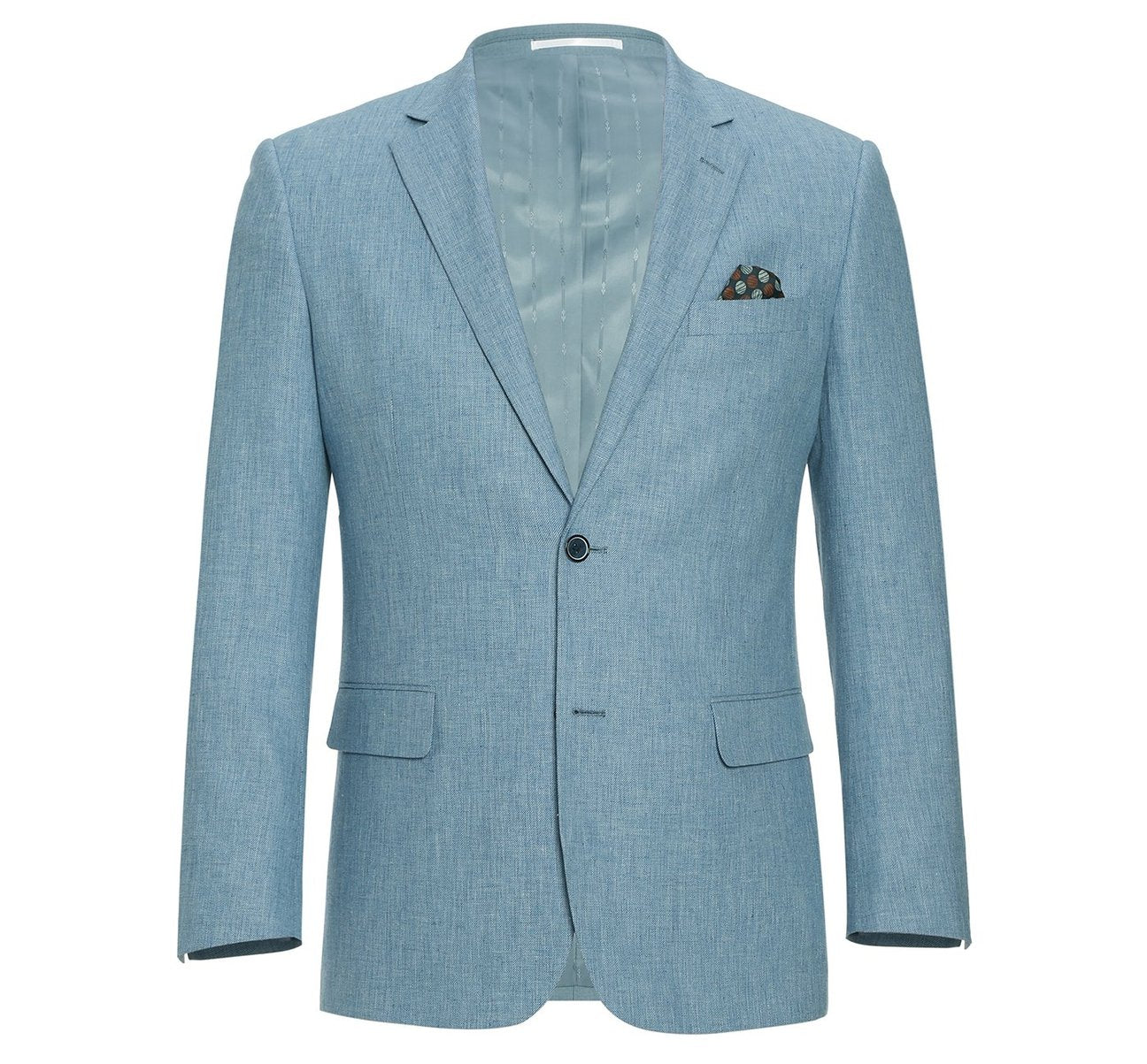 Alessandro Vitello by Renoir 2-Piece Slim Fit Notch Lapel Solid Suit - Premium Business Attire for Men | Perfect for Weddings, Office & Formal Events
