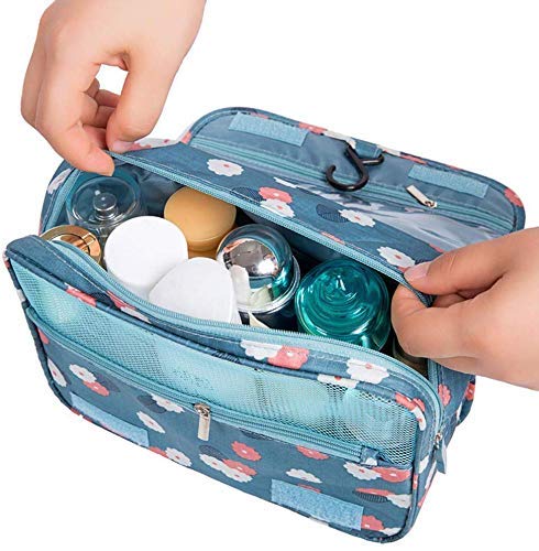 **GPNT Portable Hanging Toiletry Bag for Travel - Waterproof Cosmetic Makeup Organizer with Multiple Pockets, Unisex Travel Essentials for Bathroom & Gym Storage**    *(Perfect for Camping, Business Trips, and Daily Use - Compact & Lightweight Design for Easy Packing)*