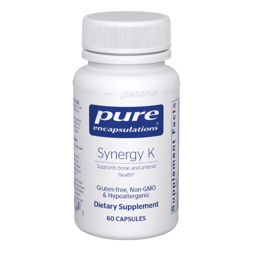 Pure Encapsulations Synergy K - High Potency Vitamin K Supplement for Bone & Heart Health | Supports Calcium Absorption & Blood Clotting - Ideal for Adults & Seniors