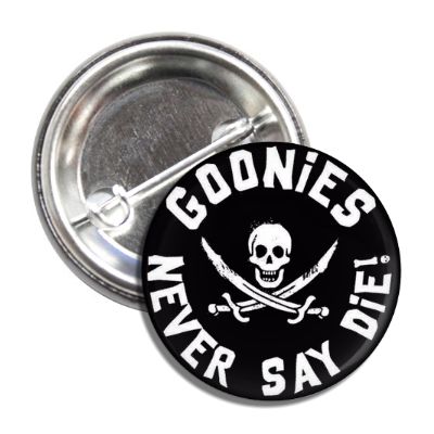 The Goonies Movie Pinback Button - Collectible Vintage Style Enamel Pin for Fans - Perfect for Jackets, Backpacks, and Pin Collections