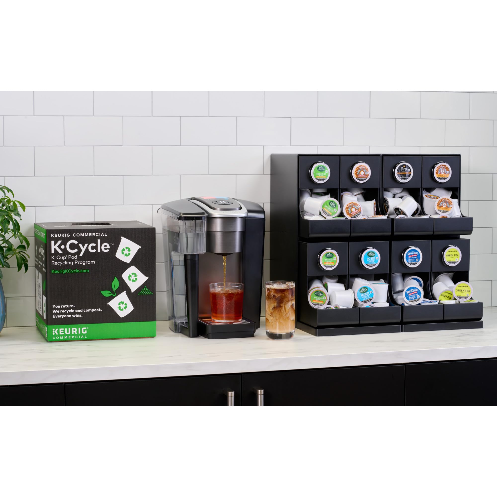 Keurig K-1550 Commercial Coffee Maker - Single Serve Brewer for Offices, Restaurants & Large Events - High Capacity Coffee Machine with Fast Brewing