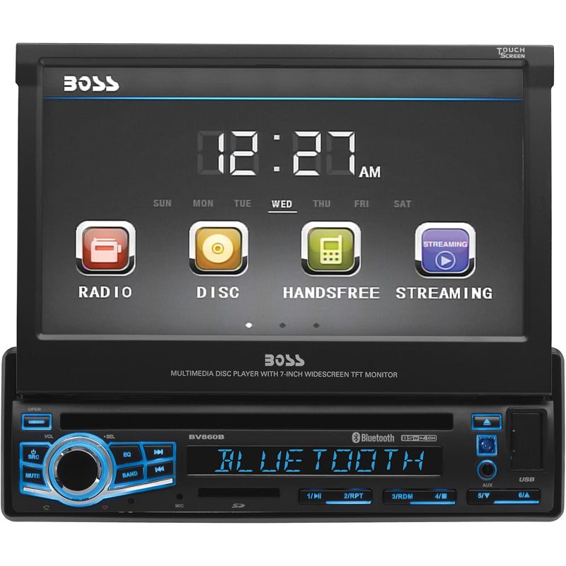 Boss Audio Elite BV860B Car Stereo System - High Power Bluetooth Receiver with USB, MP3, AM/FM Radio - Perfect for Road Trips & Daily Commutes