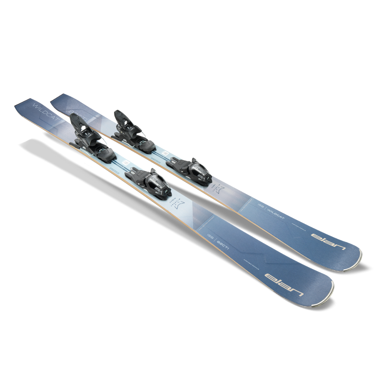 Elan WILDCAT 82 CTI PS Skis with ELX 11.0 DB383418 Bindings 2025 - Perfect for All-Mountain Skiing and Freeride Adventures