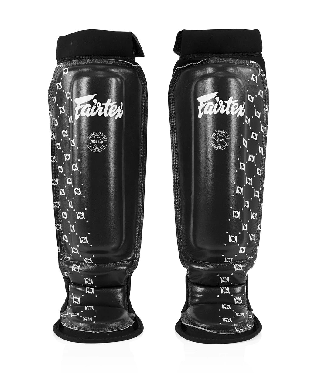 Fairtex SP6 Neoprene Muay Thai Shin Guards - Premium Kickboxing & MMA Protective Gear for Training & Competition - Ideal for Martial Arts, Fitness & Combat Sports