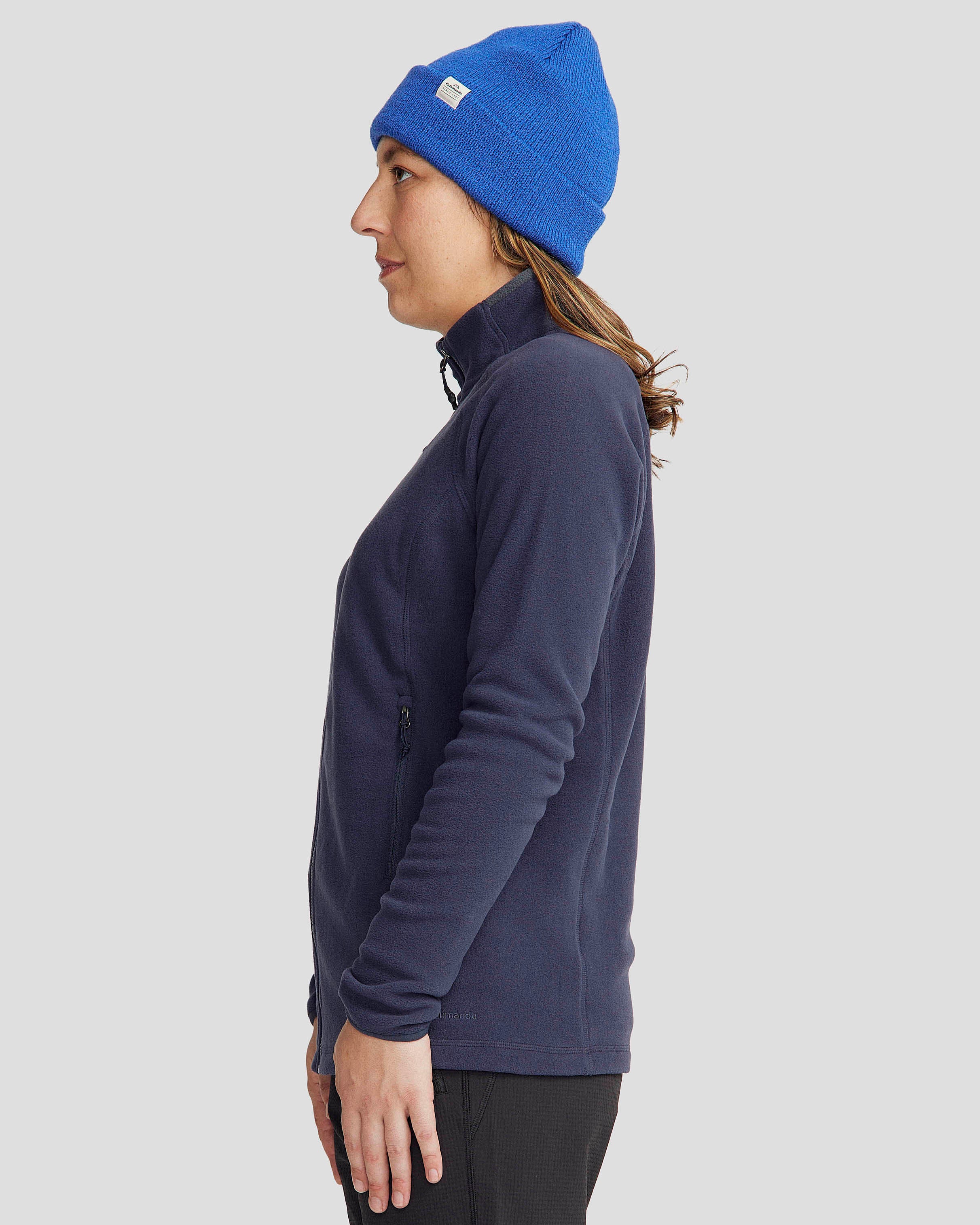 Women's Ridge 100 PrimaLoft Bio Fleece Jacket - Warm Winter Coat, Water-Resistant & Eco-Friendly - Pure Navy - Perfect for Hiking, Camping & Outdoor Activities