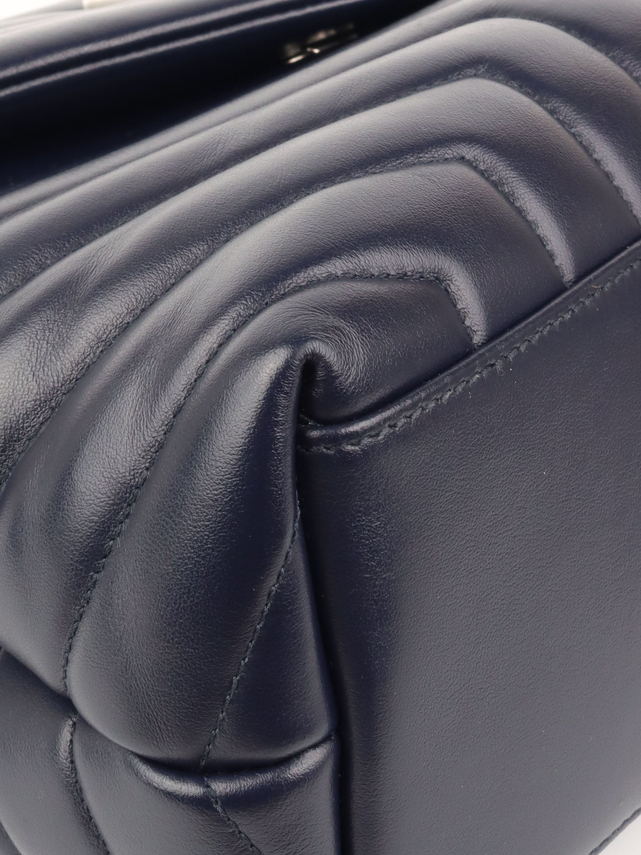 Saint Laurent Medium Navy Loulou Bag - Luxury Designer Shoulder Handbag for Women | Perfect for Work, Evening Events & Travel Accessories