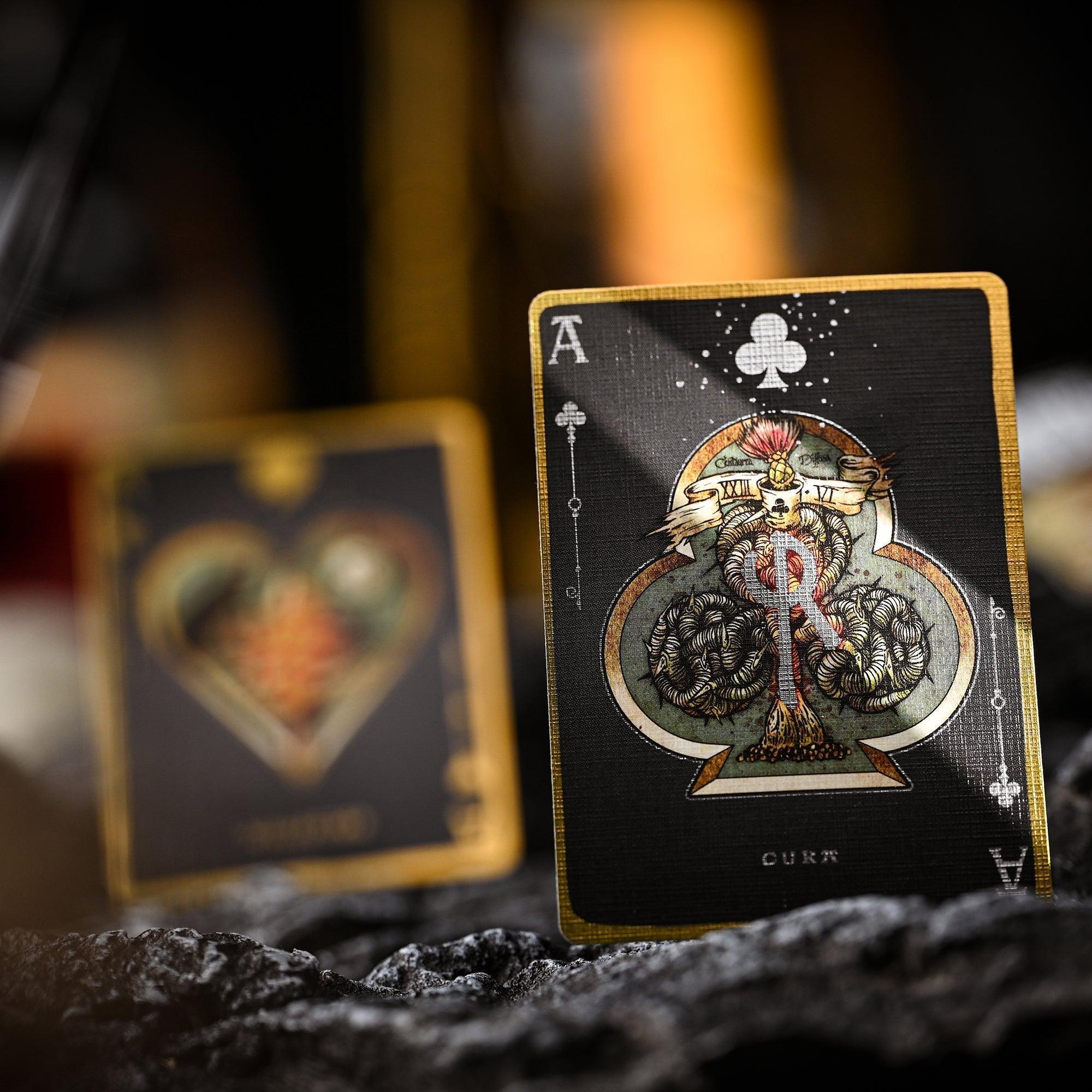 Black Requiem Counterspell Playing Cards - Premium Gothic Magic Themed Deck for Collectors & Card Games | Perfect for Poker, Magic Tricks & Game Nights