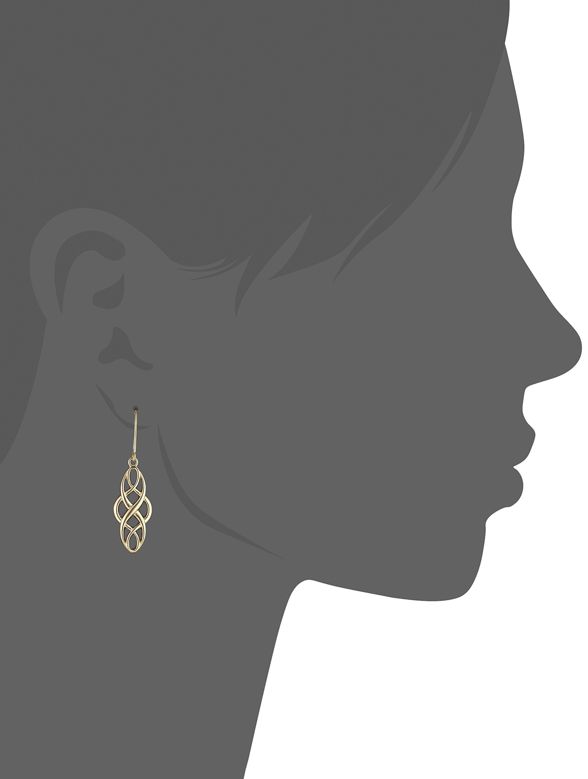 Amazon Essentials Celtic Knot Dangle Earrings for Women - Elegant Irish Jewelry Gift for St. Patrick's Day, Wedding & Party Accessories