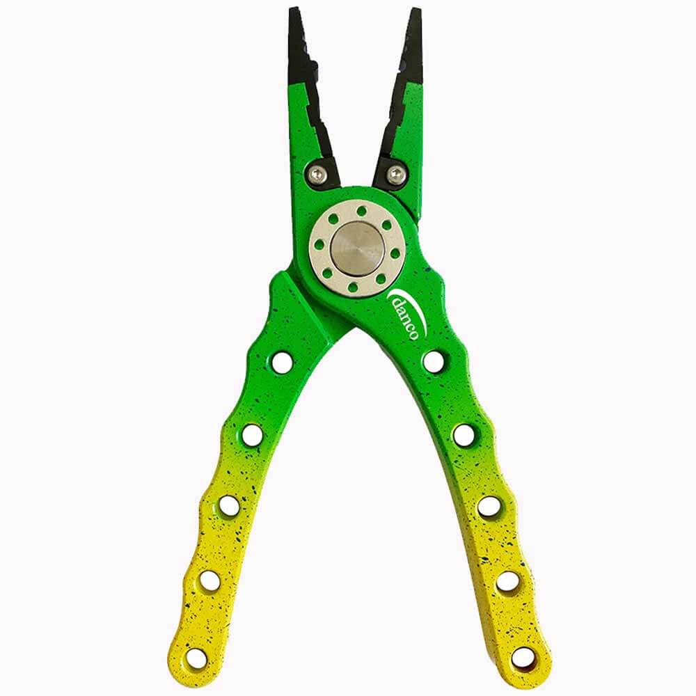 Danco 7-Inch Aluminum Fishing Pliers for Saltwater & Freshwater - Fish Gripper & Hook Remover Tool for Anglers - Perfect for Bass, Trout & Tournament Fishing