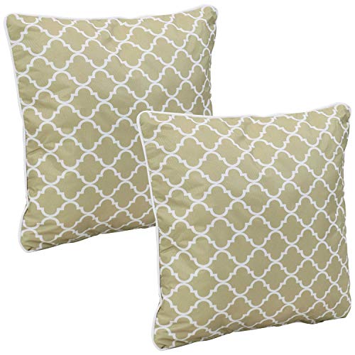 Tan and White Lattice