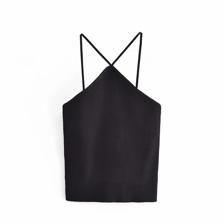 Pure Color Knitted Vest for Women - Lightweight Summer Clothing - Perfect for Beach, Travel, and Casual Outfits