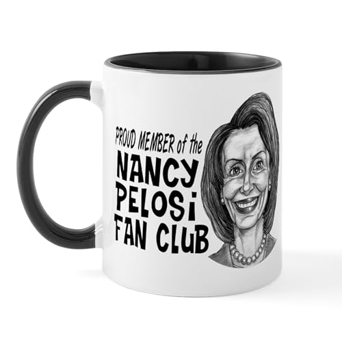White/Black Inside - Nancy Pelosi Fan Club Mug