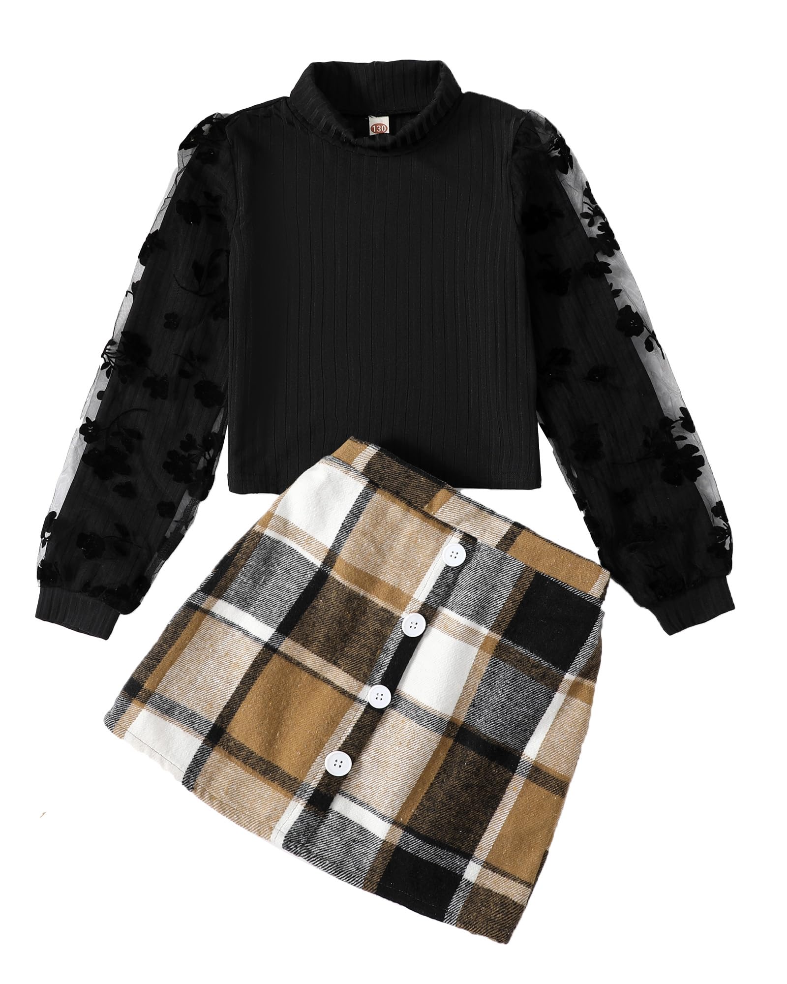 Girls' Casual Winter & Fall Skirt Sets - Cute Outfits & Dresses for Toddlers & Kids | Perfect for School, Playdates & Holiday Gatherings