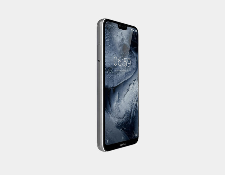 Nokia 6.1 Plus TA 1103 Unlocked Smartphone - 64GB ROM 4GB RAM Dual SIM GSM Android Phone (White) - Perfect for Travel, Business & Daily Use