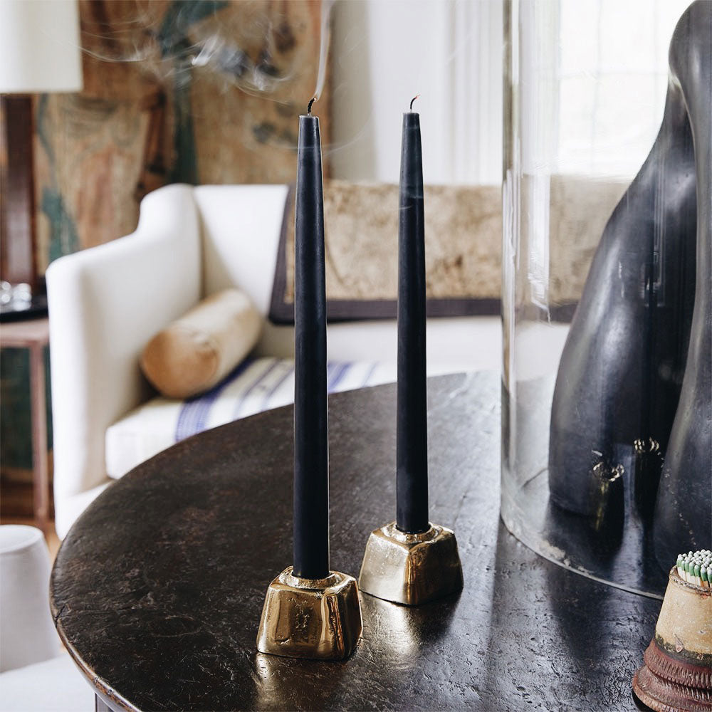 Vintage Brass Candlestick Holder - Elegant Home Decor for Dining Table, Wedding Centerpiece & Romantic Candlelight Dinner