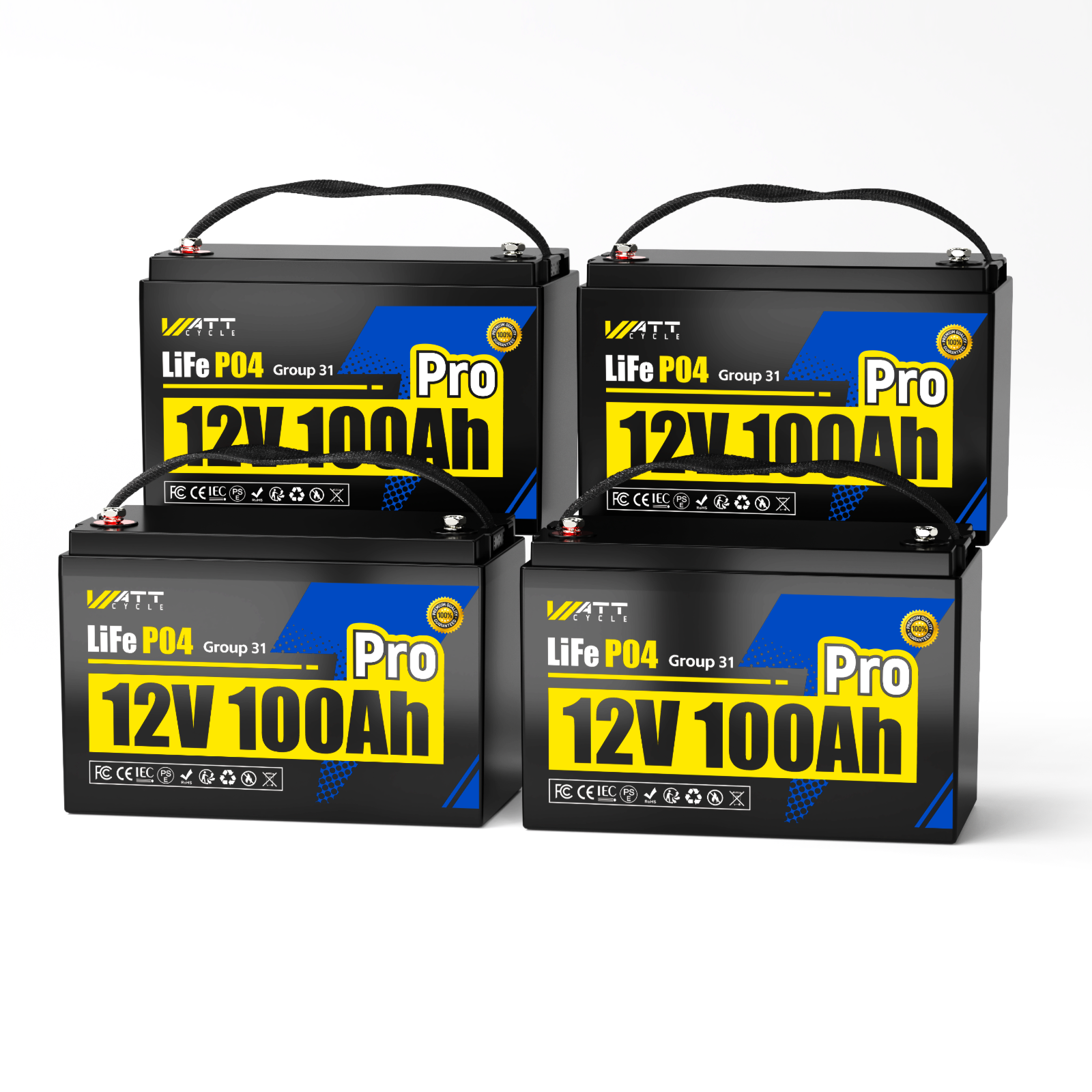 12V 100Ah LiFePO4 Lithium Battery (Group 24) - Deep Cycle for RV, Solar, Marine & Off-Grid Power - Summer Special Offer