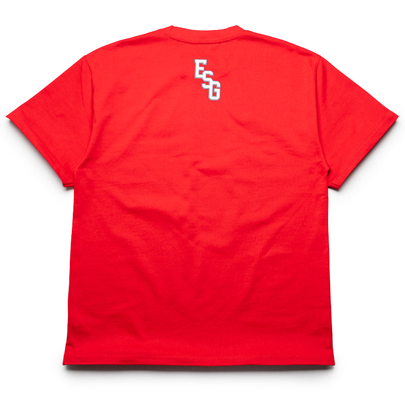 Eastside Golf Ribbon Action Tee - Red | Performance Golf Shirt for Men & Women | Perfect for Driving Range & Casual Wear