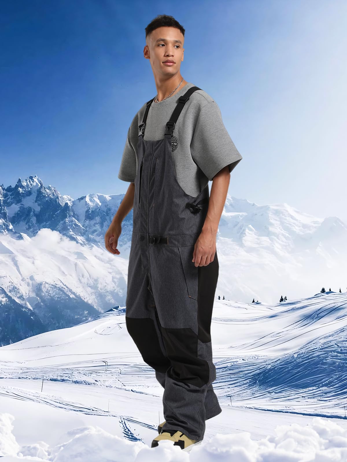 Men's & Women's Insulated Waterproof Snowboard Bibs - Breathable Ski Pants Overalls for Winter Sports & Outdoor Activities - Perfect for Skiing, Snowboarding & Cold Weather Adventures