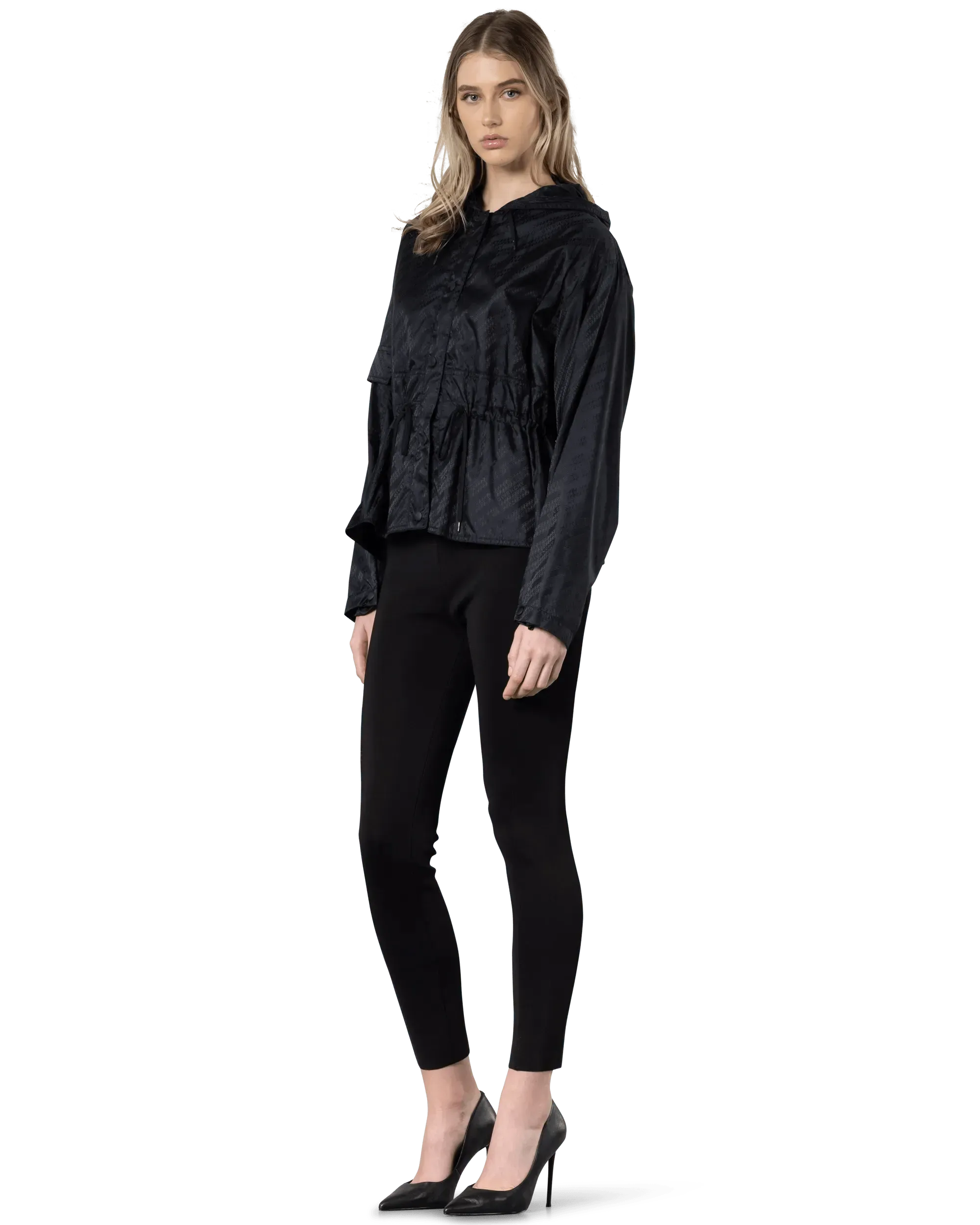 Stylish Chain Logo Windbreaker Jacket for Men & Women | Lightweight Water-Resistant Outerwear for Running, Hiking & Outdoor Activities