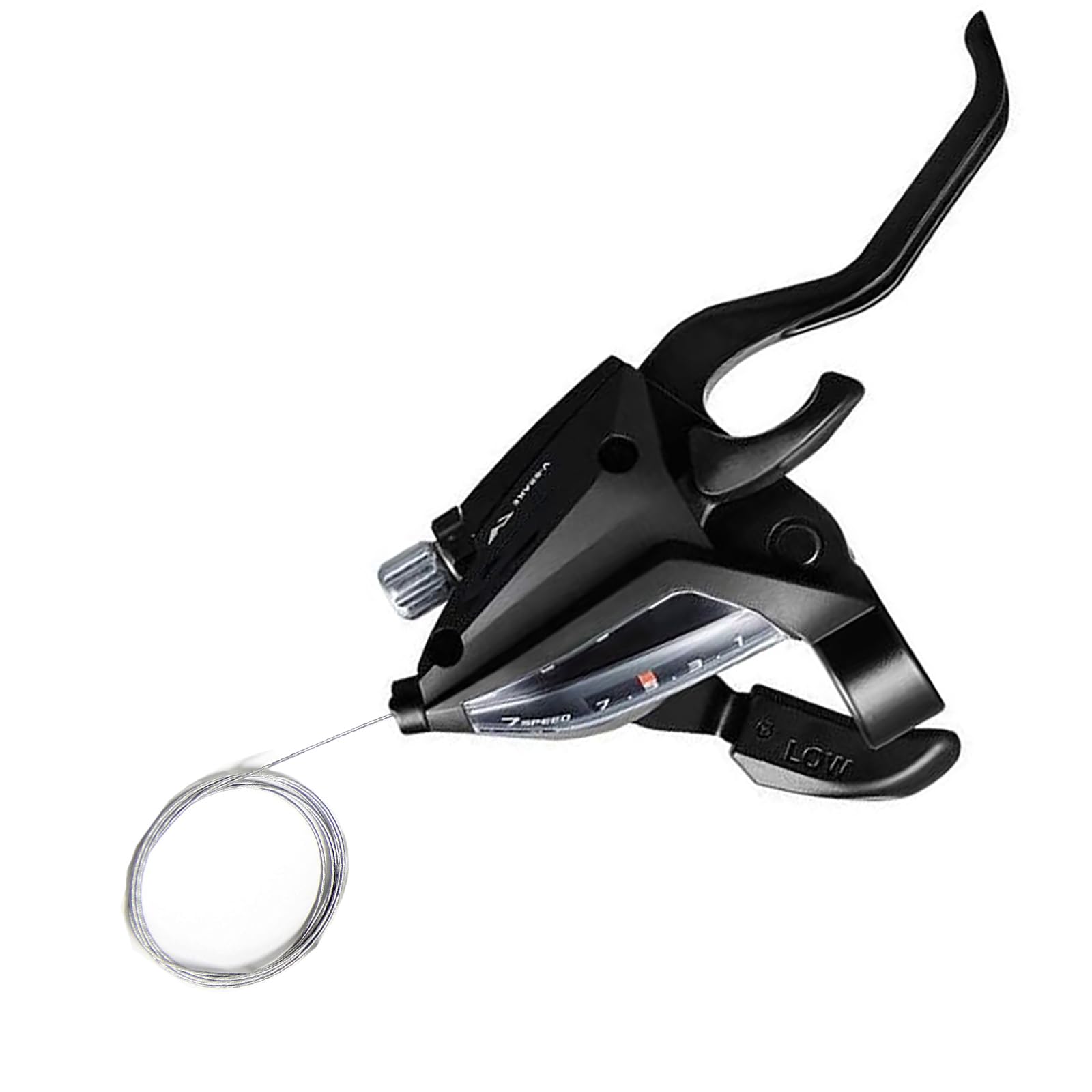 Premium ST-EF500 3x7 Bike Shifter Set - 21-Speed Black Shift/Brake Levers with Stainless Steel Inner Cables (Excludes Housing) | Compatible with Road Bikes & Mountain Bikes (MTB) | Ideal for Commuting, Trail Riding & Performance Cycling