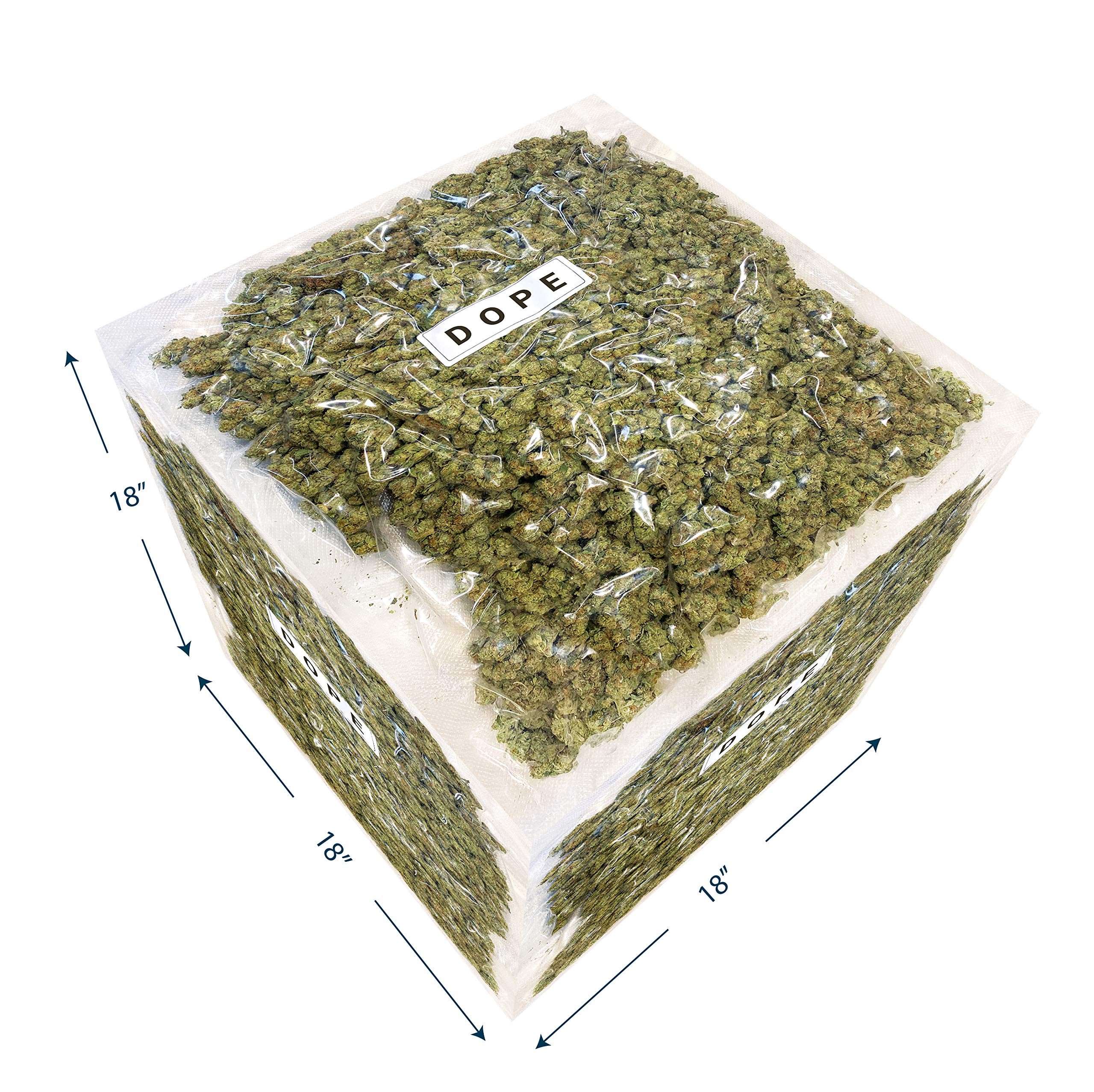 Stoner Cube Coffee Side End Table with Storage - Modern Wooden Nightstand for Living Room, Bedroom & Dispensary - Perfect for Holding Drinks, Books & Accessories