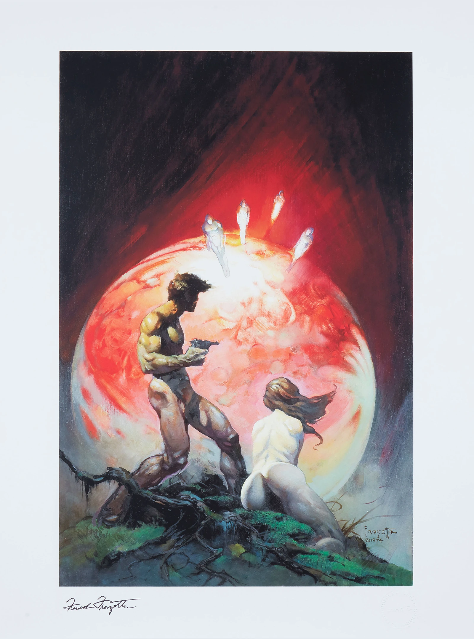 Sideshow Collectibles Red Planet Fine Art Print - Premium Wall Art for Sci-Fi & Space Enthusiasts - Perfect for Home, Office & Gallery Decor