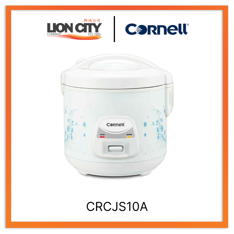 Cornell 1.0L Electric Rice Cooker with Steamer Basket - Small Kitchen Appliance for Perfect Rice, Quinoa & Vegetables | Ideal for Dorms, Apartments & Office Use