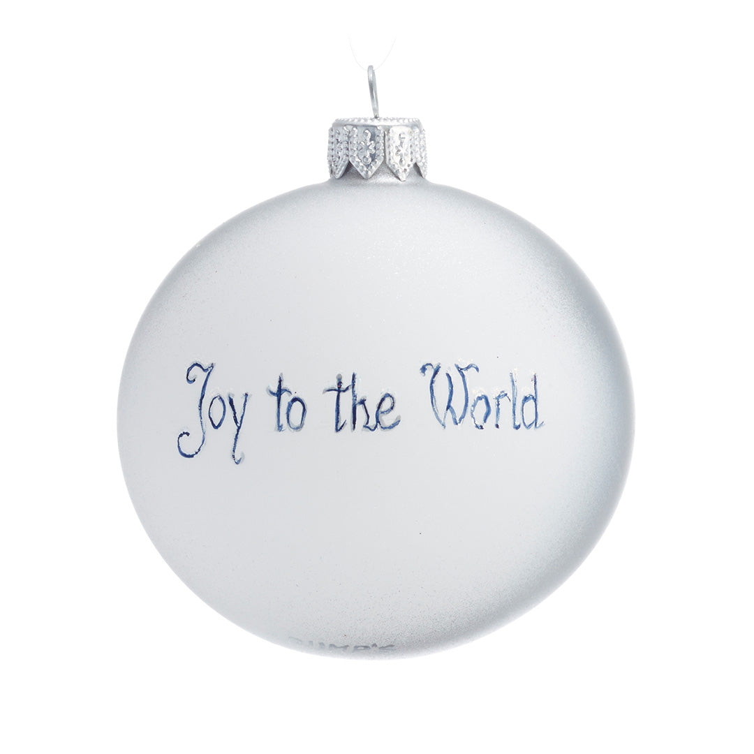 Angels Playing Horns (Joy to the World) Christmas Tree Ornament - Handmade Holiday Decor for Xmas Tree, Home, Office & Gift Giving