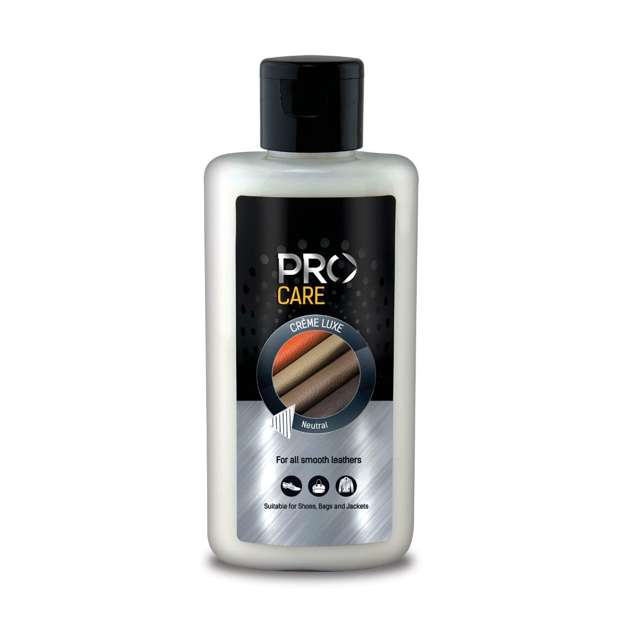 PRO Creme Luxe Smooth Leather Shoe Moisturizer & Conditioner - 150ml | Premium Leather Care Cream for Shoes, Bags, Jackets & Accessories | Restores Shine & Prevents Cracking | Ideal for Daily Leather Maintenance & Protection