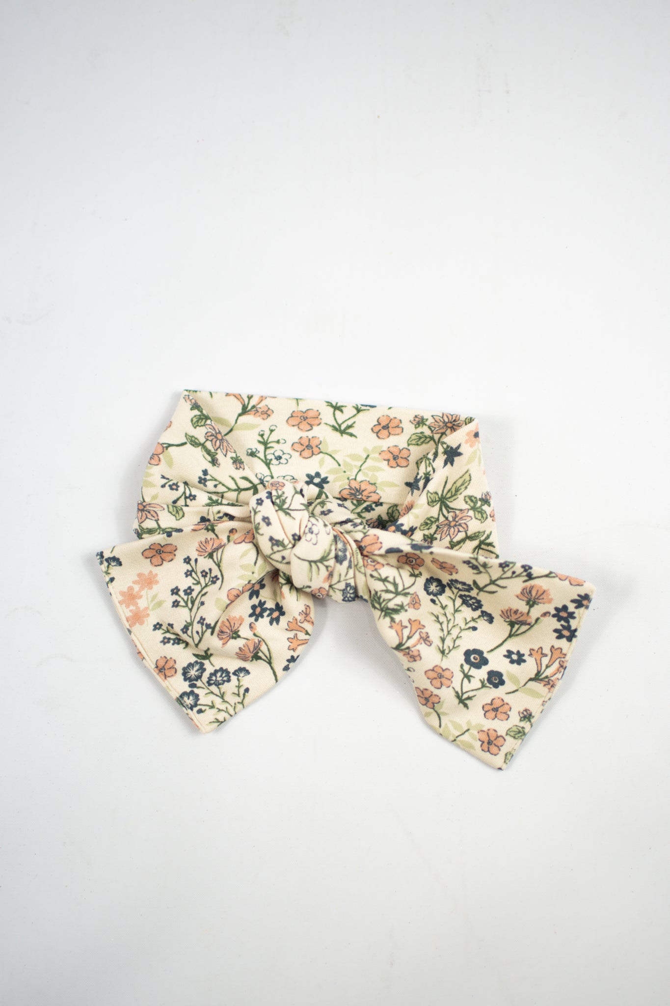 Meadow Floral Hattie Knotted Headband for Women - Boho Hair Accessories for Summer, Weddings & Outdoor Events - Adjustable Elastic Head Wrap for Long Hair