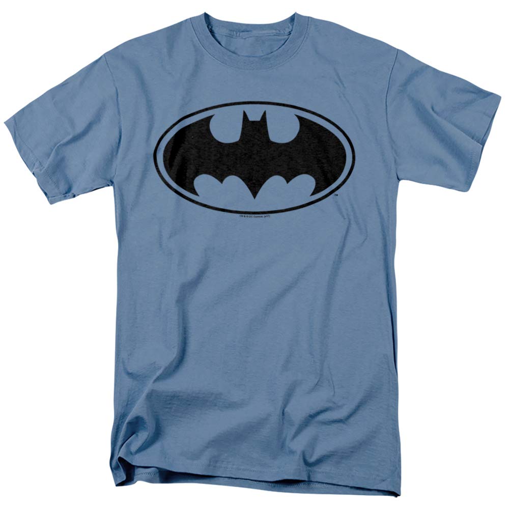 Batman Black Bat Logo Unisex T-Shirt for Men & Women - Casual Superhero Graphic Tee for Cosplay, Comic Con & Everyday Wear