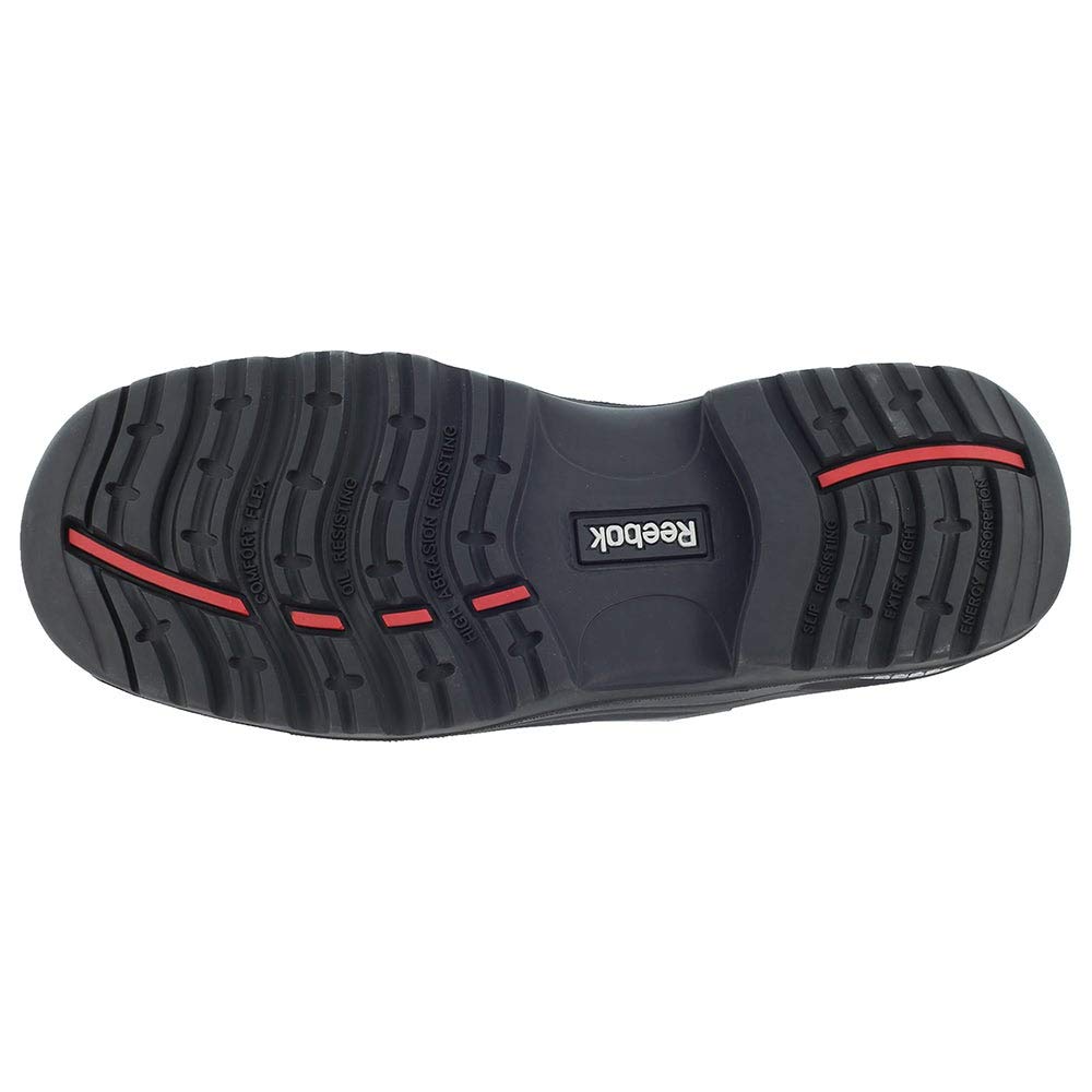 Reebok Women's Trainex Composite Toe Work Boots - Black, Size 10.5 Medium | Safety Shoes for Construction, Warehouse & Industrial Work