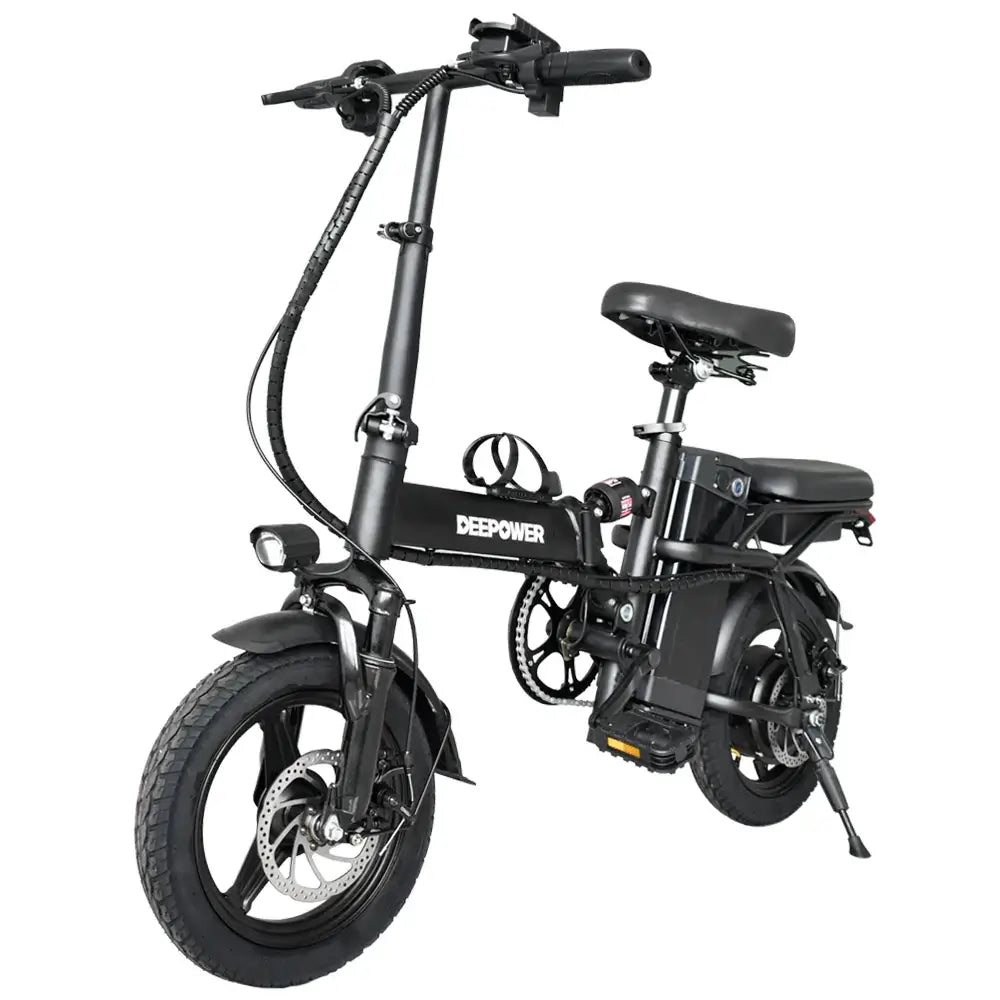 Soundmali 400W Foldable Electric Bike for Adults - 48V Long Range E-Bike with Shock Absorption & Removable Battery | Perfect for Commuting, Off-Road & City Riding