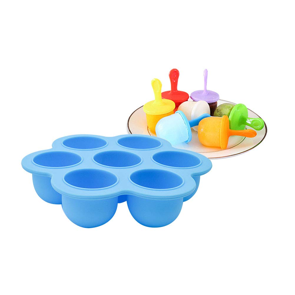 Premium Silicone Popsicle Molds - BPA-Free Ice Cream Containers for Kids, Round Shape with Easy Release | Perfect for Homemade Frozen Treats, Summer Snacks, and Family Fun Activities