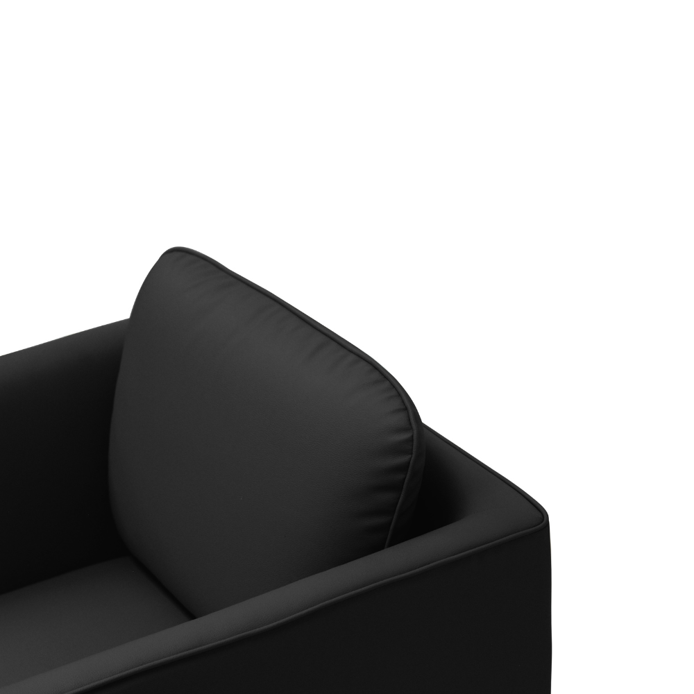 Fontana Armchair - Modern Accent Chair for Living Room, Bedroom & Office - Stylish Upholstered Lounge Chair with Wooden Legs - Perfect for Relaxing, Reading & Decor