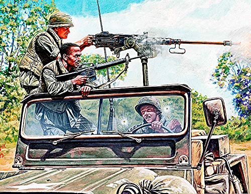 1/35 Scale Vietnam War Era Plastic Model Kits - Master Box Series 5 Bundle (5 Kits) - Perfect for Military History Enthusiasts & Scale Model Collectors