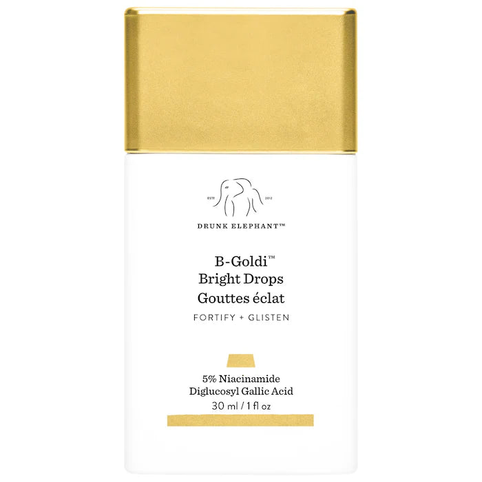 B Goldiâ¢ Illuminating Drops with Niacinamide by Drunk Elephant - Brightening Serum for Glowing Skin, Day & Night Skincare Routine