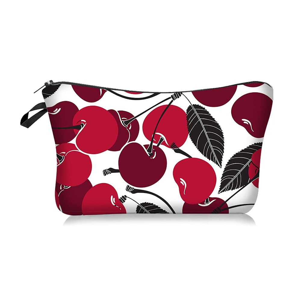 Floral Print Makeup Bag for Women - Cosmetic & Toiletry Pouch for Travel & Daily Use