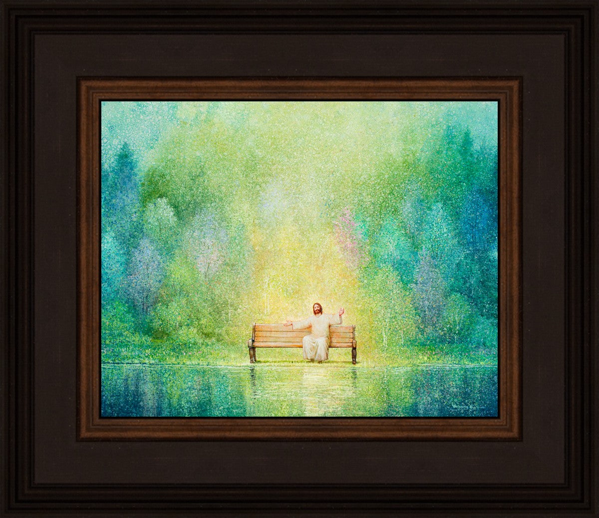 Come Unto Me and I Will Give You Rest - Inspirational Christian Wall Art for Home & Office Decor - Perfect for Bedroom, Living Room and Prayer Space