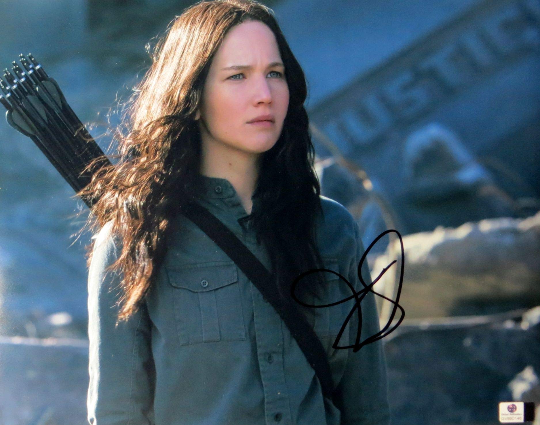 Jennifer Lawrence Signed Autograph 11x14 Photo - The Hunger Games Memorabilia GV880146 - Perfect for Movie Fans & Collectors Display