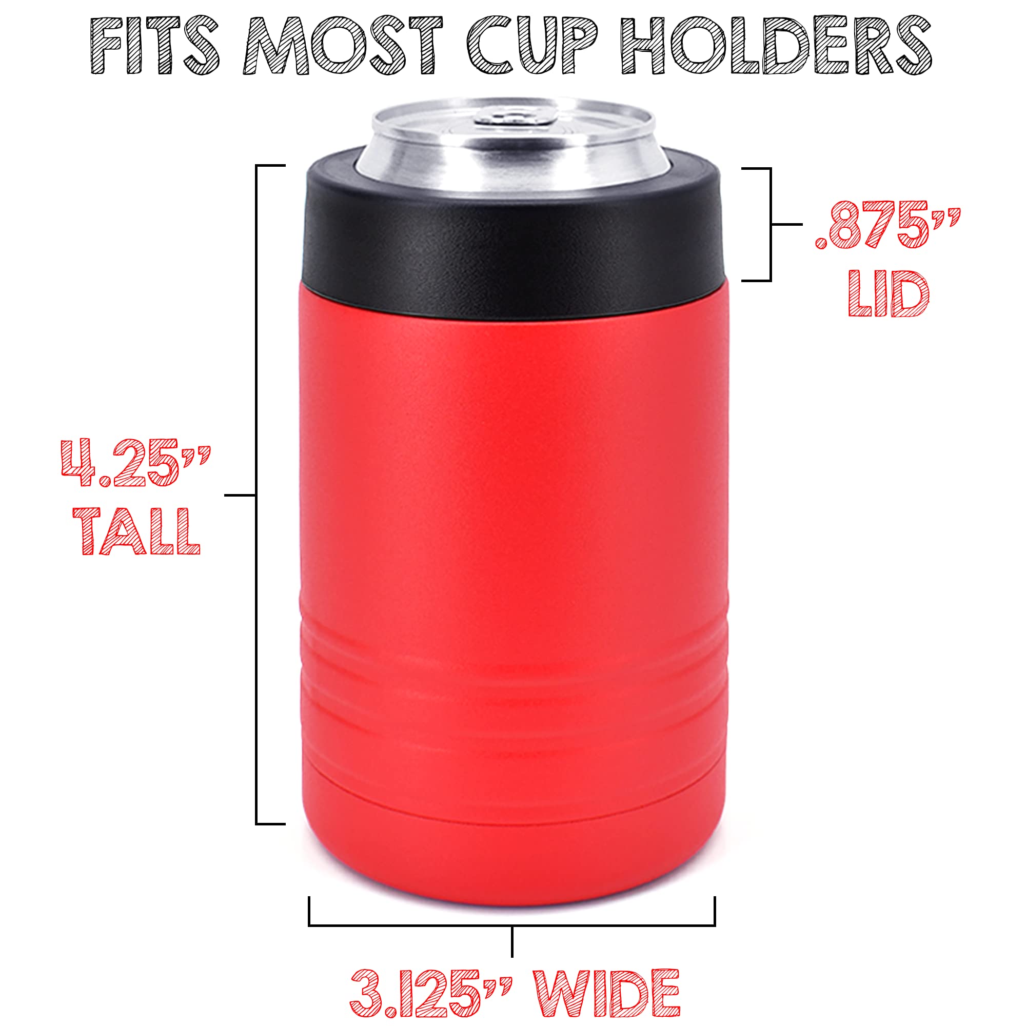 Clear Water Home Goods - 24-Pack 12 oz Stainless Steel Vacuum Insulated Tumblers with Double Wall Technology | Keeps Drinks Cold for 12+ Hours | Powder Coated Red | Perfect for Office, Gym, Picnics & Outdoor Activities