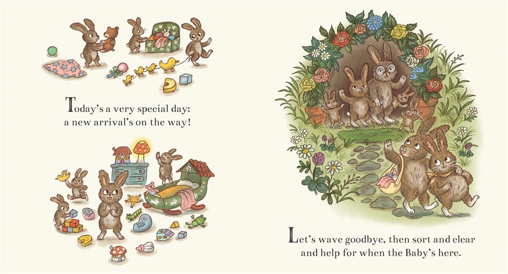 Rachel Piercey: New Baby Bunny - 100 Newborn Things to Spot | Illustrated by Freya Hartas | Adorable Baby Shower Gift & First Year Milestone Book for New Parents