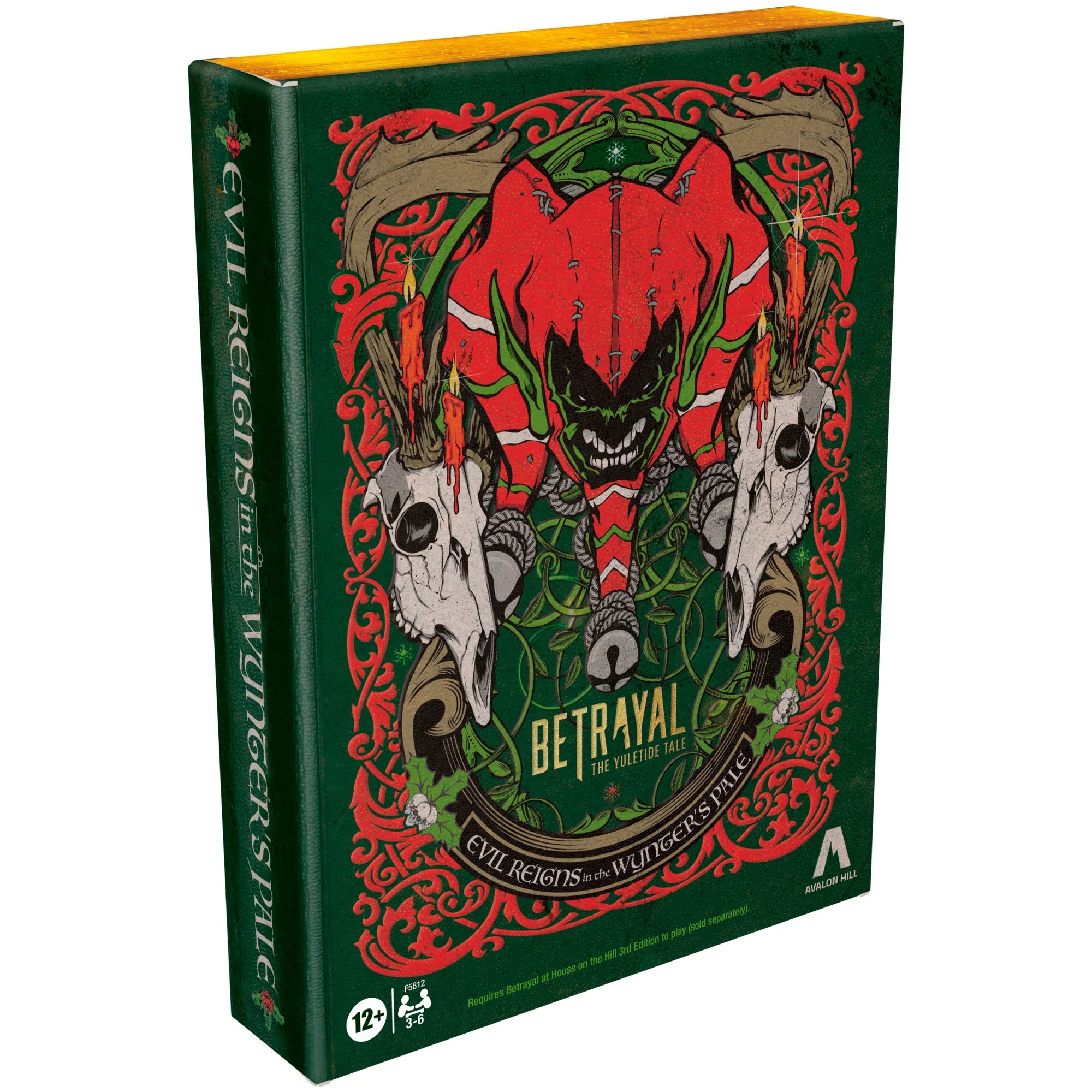 Betrayal at House on the Hill 3rd Edition Board Game with Winter's Pale Expansion - Horror Strategy Game for Adults & Teens - Perfect for Game Nights & Halloween Parties