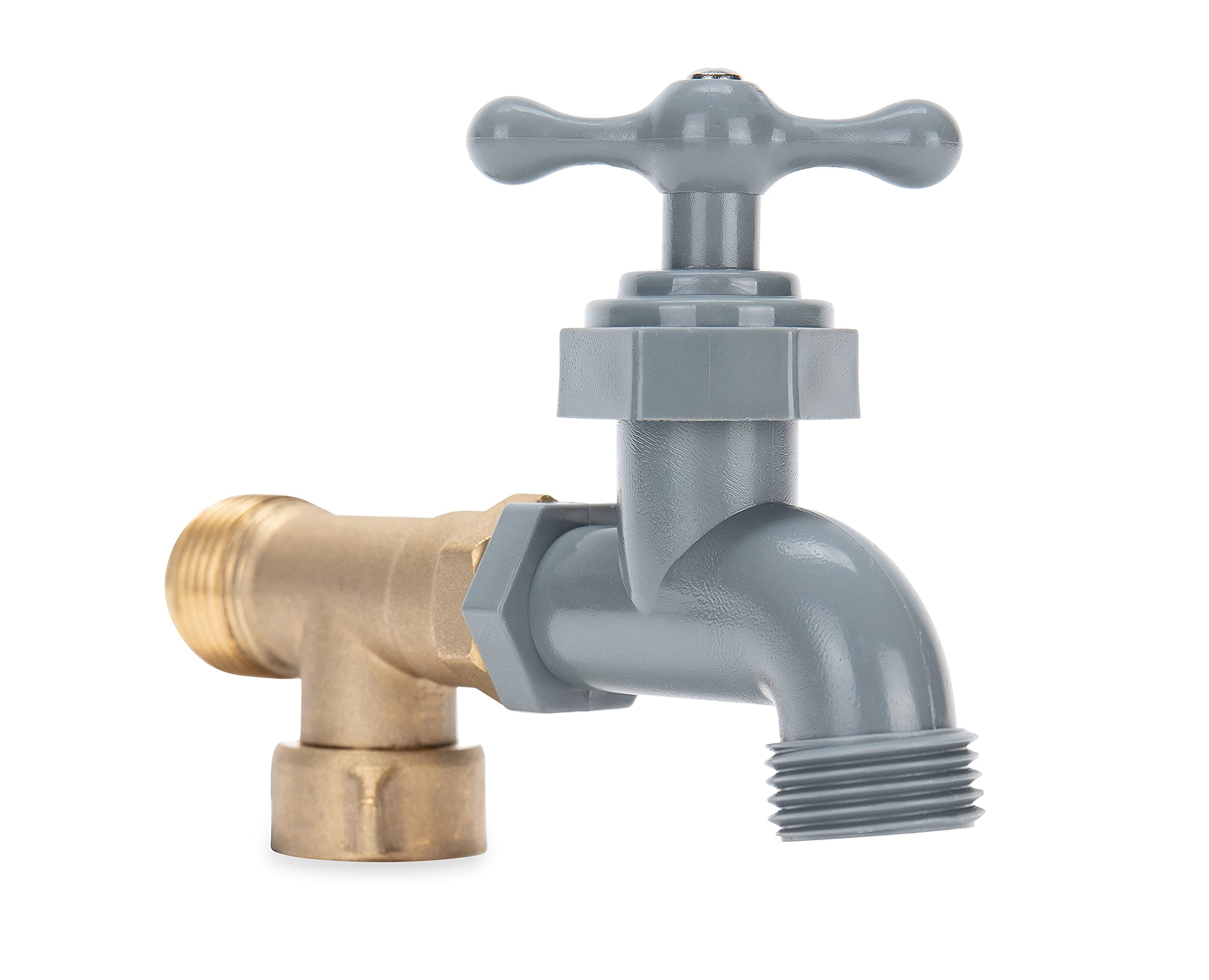 Camco 22463 90-Degree RV Water Faucet - Lightweight Outdoor Water Source Adapter for RV Fresh Water Inlet | Perfect for Camping, RV Trips & Outdoor Water Access
