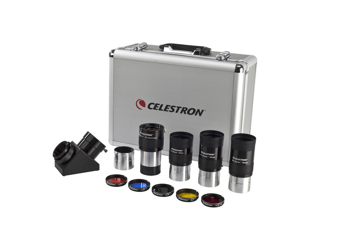 2-Piece Eyepiece and Filter Kit (94305) for Telescopes - Enhance Stargazing & Astronomy Observations