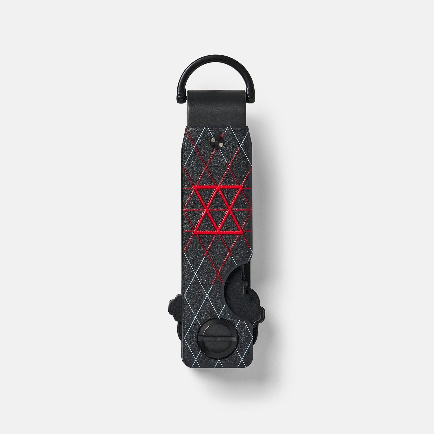 The Ridge KeyCase - Minimalist RFID Blocking Aluminum Key Holder (Dark Mode) - Secure & Compact Key Organizer for Home, Office & Travel